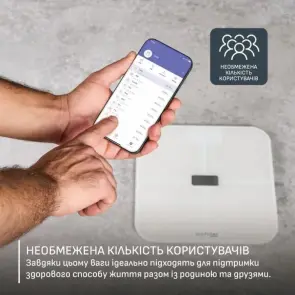 Весы Tefal напольные Goodvibes Sport, 200кг, Bluetooth, AAAx4 в комплекте, стекло, белый №7