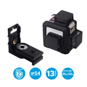 Рівень лазерний 3D-Mark 1H/2V/360-50, червоний з адаптером 149-A360 №2