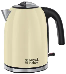 Електрочайник Russell Hobbs Colours Plus Classic 1.7л, метал, бежево-чорний №1