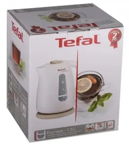 Електрочайник Tefal Express 1.5л, пластик, білий №6