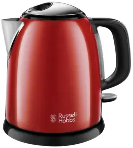 Електрочайник Russell Hobbs Colours Plus Mini 1л, метал, червоно-чорний №1