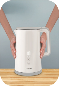 Электрочайник Tefal Sense kettle 1.7л, Strix, с двойными стенками, 5 темп.реж, белый №5