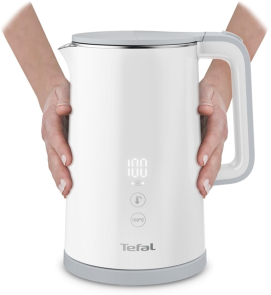 Электрочайник Tefal Sense kettle 1.7л, Strix, с двойными стенками, 5 темп.реж, белый №6