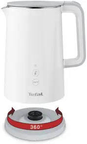 Электрочайник Tefal Sense kettle 1.7л, Strix, с двойными стенками, 5 темп.реж, белый №11