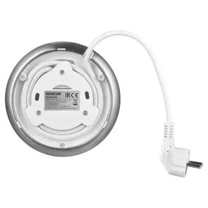 Електрочайник Sencor 1.7л, Strix, LED дисплей, подвійні стінки, сенс. керування, білий №11
