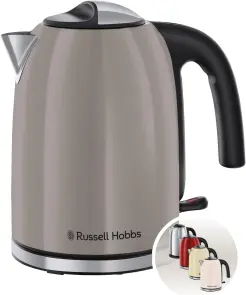 Електрочайник Russell Hobbs, 1.7л, метал, мокко №2