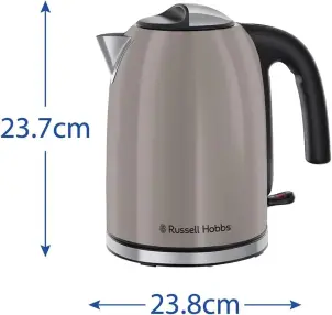 Електрочайник Russell Hobbs, 1.7л, метал, мокко №3