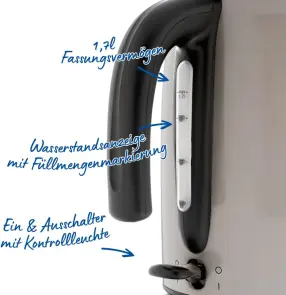 Електрочайник Russell Hobbs, 1.7л, метал, мокко №4