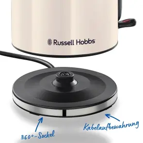 Електрочайник Russell Hobbs, 1.7л, метал, жасмін №7