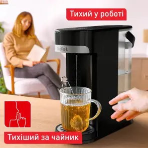 Електрочайник-диспенсер Tefal Instant Hot Water 2л, 5 темп.реж, миттєве нагрівання, сенc. управління, чорний №5