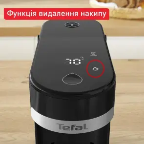 Електрочайник-диспенсер Tefal Instant Hot Water 2л, 5 темп.реж, миттєве нагрівання, сенc. управління, чорний №10