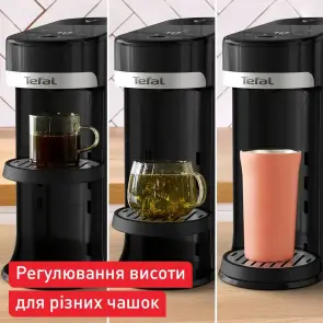 Електрочайник-диспенсер Tefal Instant Hot Water 2л, 5 темп.реж, миттєве нагрівання, сенc. управління, чорний №11