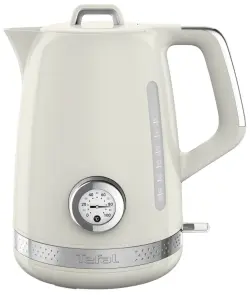 Електрочайник Tefal Soleil+ 1.7л, Strix, пластик, бежевий №1