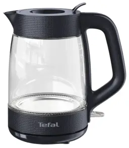 Электрочайник Tefal Morning Glass Kettle, 1.7л, стекло, с подсветкой, черный №1