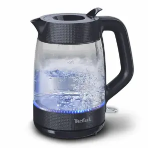 Электрочайник Tefal Morning Glass Kettle, 1.7л, стекло, с подсветкой, черный №4