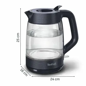 Электрочайник Tefal Morning Glass Kettle, 1.7л, стекло, с подсветкой, черный №5