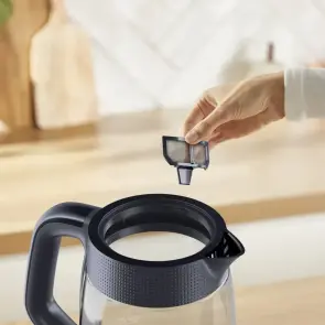 Электрочайник Tefal Morning Glass Kettle, 1.7л, стекло, с подсветкой, черный №7