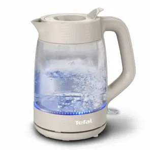 Электрочайник Tefal Morning Glass Kettle, 1.7л, стекло, с подсветкой, бежевый №4