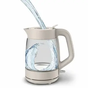 Электрочайник Tefal Morning Glass Kettle, 1.7л, стекло, с подсветкой, бежевый №6