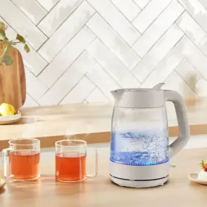 Электрочайник Tefal Morning Glass Kettle, 1.7л, стекло, с подсветкой, бежевый №11