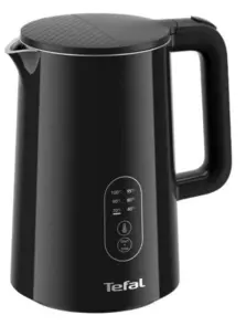 Электрочайник Tefal Thermo Protect Control 1.5л, Strix, с двойными стенками, 6 темп.реж, черный №1