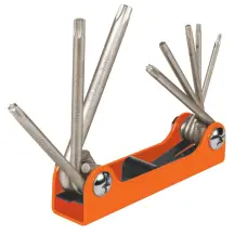 Набор ключей Torx в металлической ручке, 8шт.