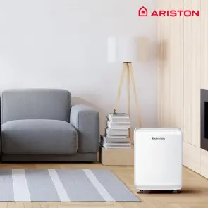 Осушувач повітря Ariston Deos EVO 12, 12л.на добу, 35м.кв , 130м3/год, 210Вт, ел.кер-ня, дисплей, таймер, авто вимк., білий №5