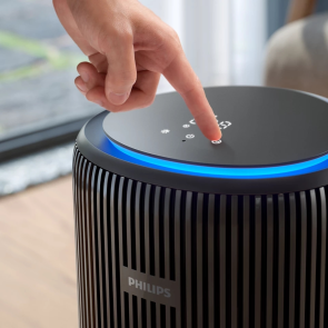 Воздухоочиститель Philips PureProtect 3200, 135м2, 520м3/час, HEPA +угольный фильтр, Wi-Fi, 5 режима, сине-серый №7