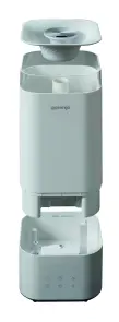 Зволожувач повітря Gorenje H50W 5 л, 20 м2, ультразвуковий, верхня затока, LED дисплей, автовідключення, аромакапсула, холодна пара, білий №4