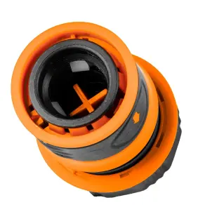 Коннектор для шланга Neo Tools 3/4", с аквастопом, двухкомпонентный №5