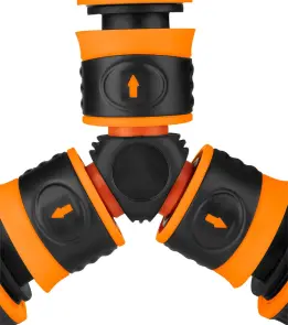 Коннектор-тройник для шланга Neo Tools 1/2"-3/4", двухкомпонентный №3