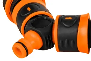 Коннектор-тройник для шланга Neo Tools 1/2"-3/4", двухкомпонентный №5