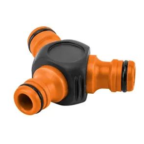 Коннектор-тройник для шланга Neo Tools 1/2"-3/4", двухкомпонентный №6