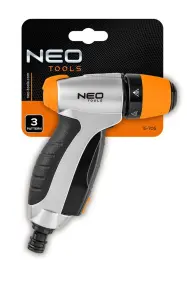 Ороситель ручной Neo Tools, пистолетный, 3 функции, блокировка №10