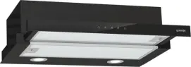 Витяжка Gorenje телескопічна, 60см, 350м.куб/год, чорний