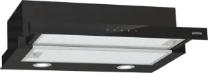 Вытяжка Gorenje телескопическая, 60см, 350м.куб/час, черный №1