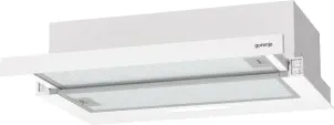 Вытяжка Gorenje телескопическая, 60см, 350м.куб/час, белый №5