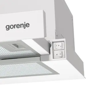 Вытяжка Gorenje телескопическая, 60см, 350м.куб/час, белый №7