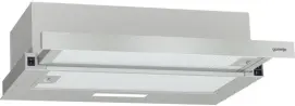 Вытяжка Gorenje телескопическая, 60см, 350м.куб/час, нерж.