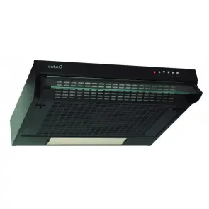Вытяжка Cata плоская, 60см, 350м.куб/час, F 2060 bk, черный №2
