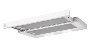 Витяжка Electrolux телескопічна, 59см, 410м.куб/год., білий №1