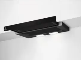 Вытяжка Electrolux телескопическая, 59см, 410м.куб/час, черный