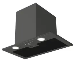 Витяжка Electrolux вбудована, 54см, 600м.куб/год., Hob2Hood, чорний