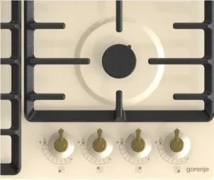 Варильна поверхня Gorenje газова, 60см, чавун, бежевий №7
