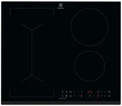 Варильна поверхня Electrolux індукційна, 60см, розширена зона, Hob2Hood, чорний
