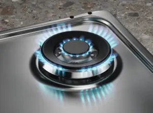 Варочная поверхность Electrolux газовая, 60см, чугун, нерж. №4