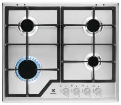 Варильна поверхня Electrolux газова, 60см, чавун, нерж купити в Україні