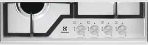 Варильна поверхня Electrolux газова, 60см, чавун, нерж №3