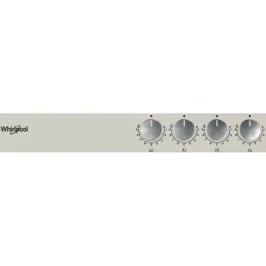 Варочная поверхность Whirlpool газовая, 60см, чугун, конфорка с двойным рядом пламени, бежевый №5
