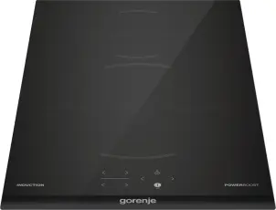 Варильна поверхня Gorenje індукційна, 30см, Доміно, PowerBoost, TouchControl, поєднання конфорок, чорний №5